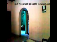 Mom caught naked by son's webcam